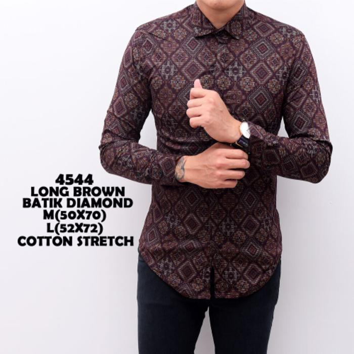 Dgm_Fashion1 Kemeja Batik Pria Lengan Panjang /Kemeja Tribal/Kemeja Casual/Kemeja Batik/Kemeja Songket/Kemeja Kotak-Kotak/Kemeja Polos/Kemeja Kantoran/Kemeja Men/Kemeja Distro/Kemeja Kombinasi/Kemeja Pantai/Kemeja Bunga/Kemeja Songket PN 1989