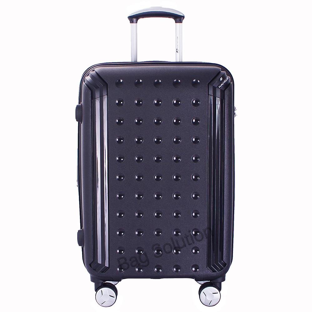 Navy Club Tas Koper Hardcase Fiber PP - 4 Roda Putar Resleting Anti Tusuk - Kunci TSA - CHFG Size 24 Inch