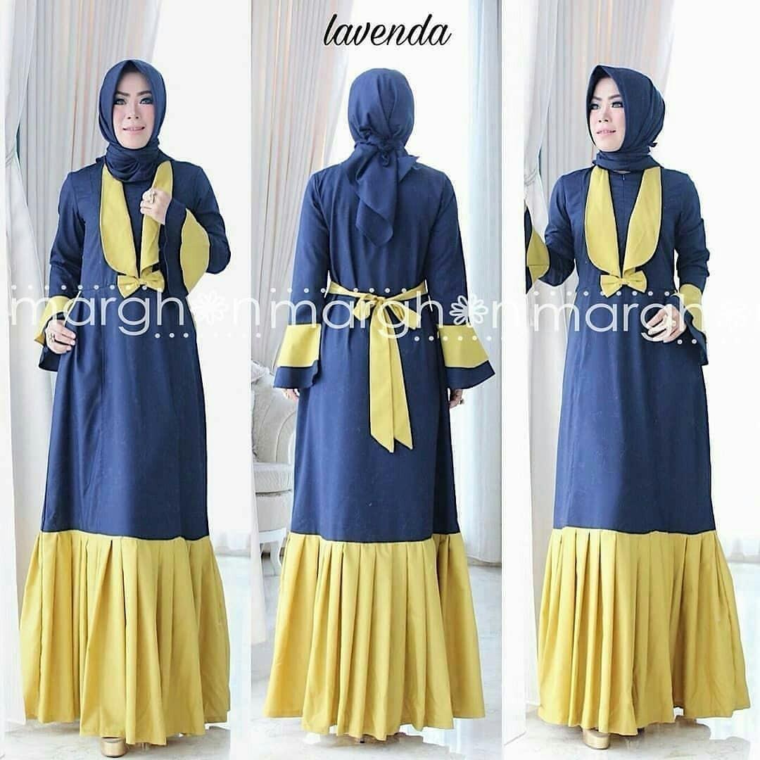 Baju Original Gamis Lavenda Dress Balotelly Fashion Terusan Wanita Panjang Hijab Modern Syar’I Muslimah Pakaian Casual Gaun Pesta Baju Simple Modis Trendy Model Terbaru