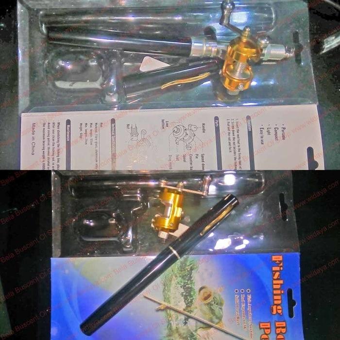 Alat Pancing Pena Pen Fishing Rod Set Tongkat Joran Ika