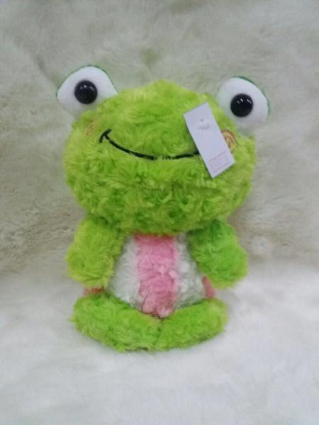 Best Seller!! Boneka Keropi Syal Kecil Hijau Uk 25 Cm - ready stock
