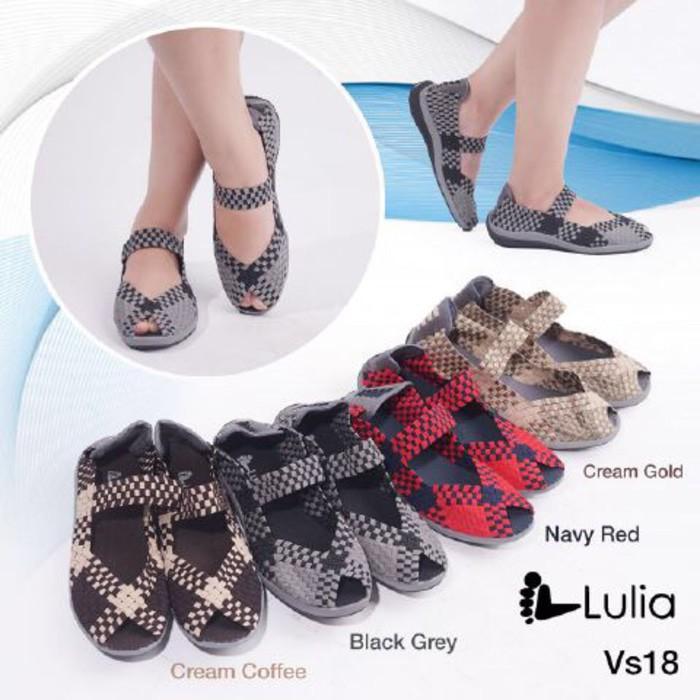 Promo Lulia Vs81 Rajut Slip On Flat Gratis Ongkir