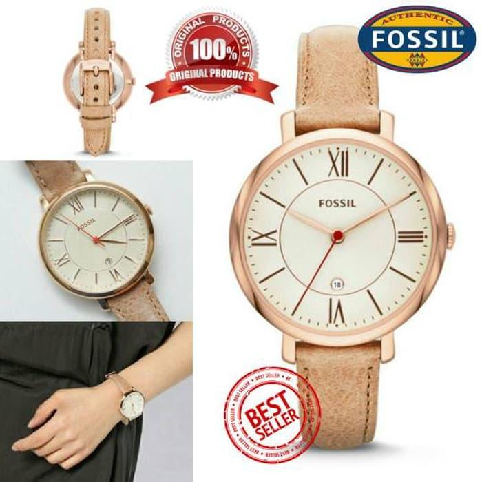 Jam Tangan Wanita Merk Fossil Original Type : ES 3487 Baterai