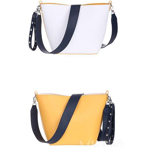 Miniso Tas Fashion Leisure 2 Color Bucket Bag Tas Selempang Bahu Mini Wanita Sling Bag Girl Feminim Woman Fashion Accessories Slingbag Slempang Kerja Kuliah Jalan Hangout Tempat Kosmetik Makeup Gadget Kacamata Dompet Cewek Model Dua Warna
