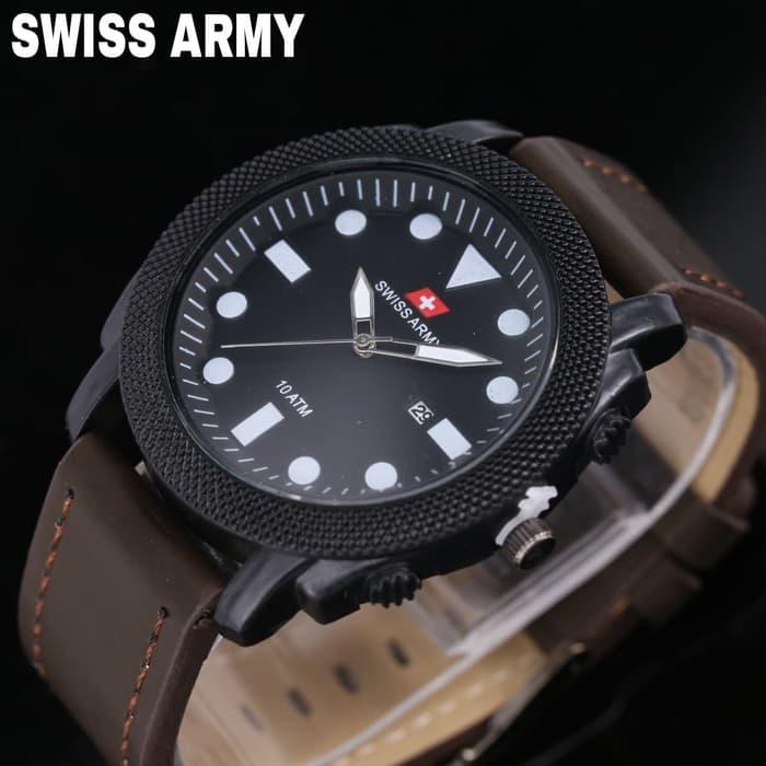 Jam tangan pria/Jam tangan wanita/Jam tangan couple/Jam tangan pria anti air/Jam tangan casio/Jam tangan wanita anti air/Jam tangan pria casio Jam Tangan Pria Swiss Army New