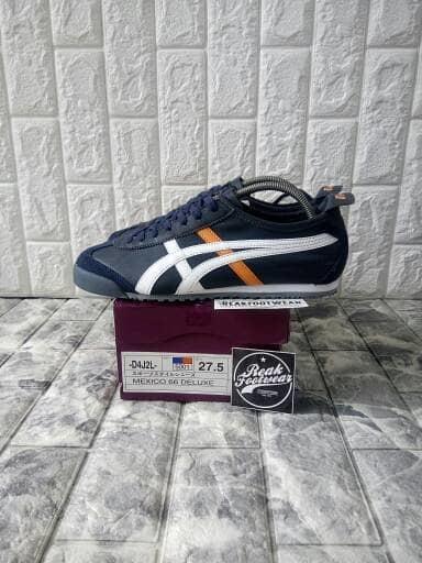 Sepatu Asics Onitsuka Tiger Mexico 66 Deluxe Navy Orange White
