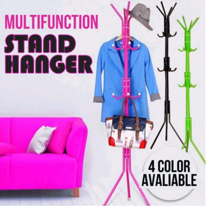 Multifunction Stand Hanger gantungan baju topi tas