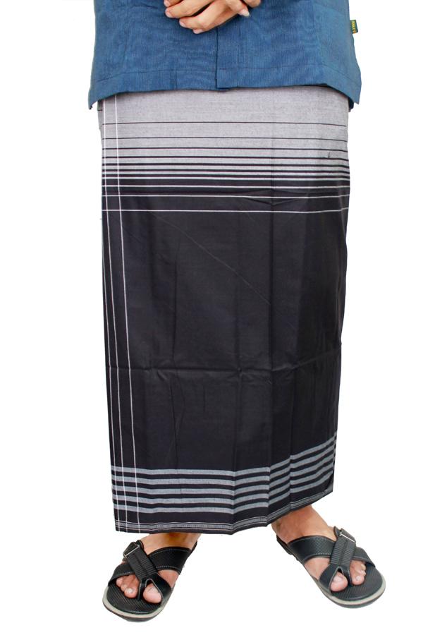 Sarung Buat Sholat Yang Bagus Katun Hitam Putih SRG 80