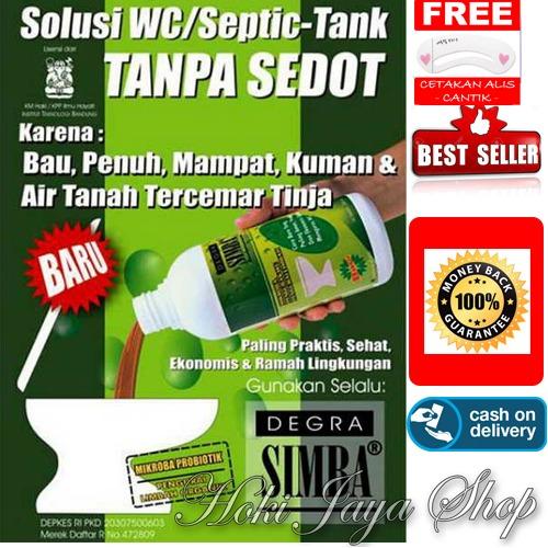 HOKI COD - Simba Degra Cairan Pembersih Septictank Solusi Murah - Septic tank & Mudah Untuk WC Mampet + Gratis Cetak Alis Cantik - Premium