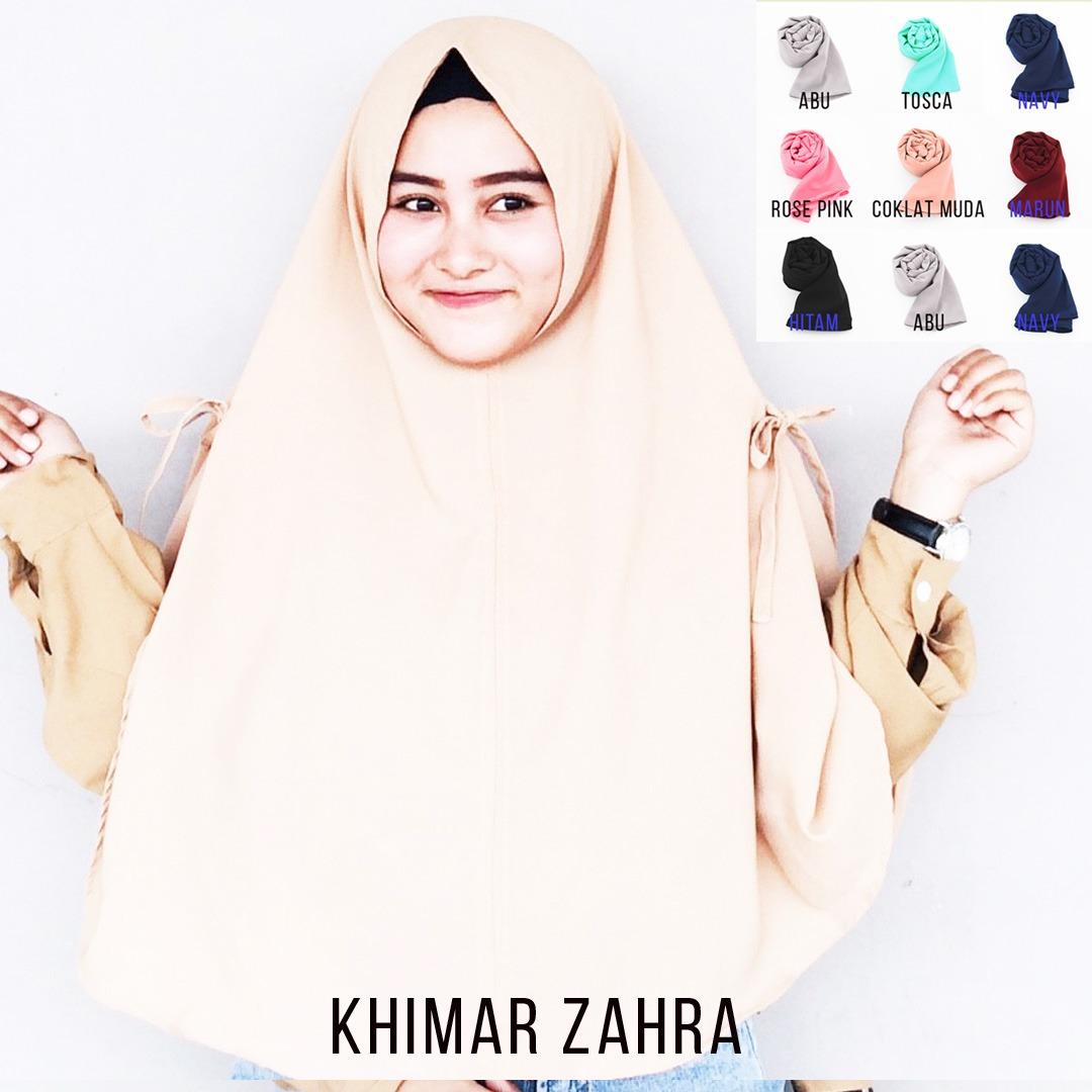 LoveMe Hijab Instan Jilbab Kerudung Khimar Zahra - Jilbab Instan - Kerudung Hijab Khimar Instan
