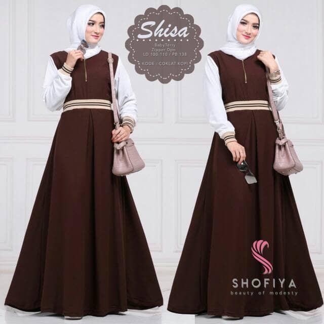 Baju Gamis Shisa Dress Ori Shofiya Longdress