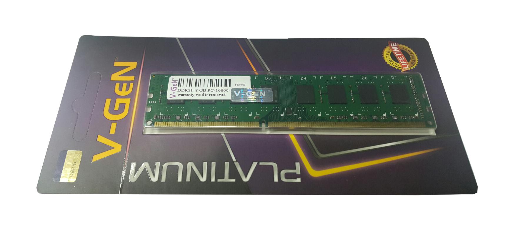 RAM DDR3 V-GeN 8GB PC10600/1333Mhz Long Dimm - Memory PC VGEN