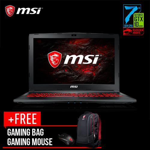 MSI GL62M 7REX-2668ID - Ci7-7700HQ - 8GB - 128GB - 1TB - GTX1050Ti - 15.6