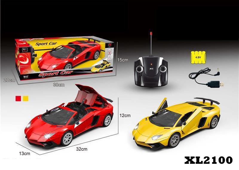 KPS Mainan RC Mobil Remot Sport Car Buka 4 Pintu Pakai Remote XL-2100