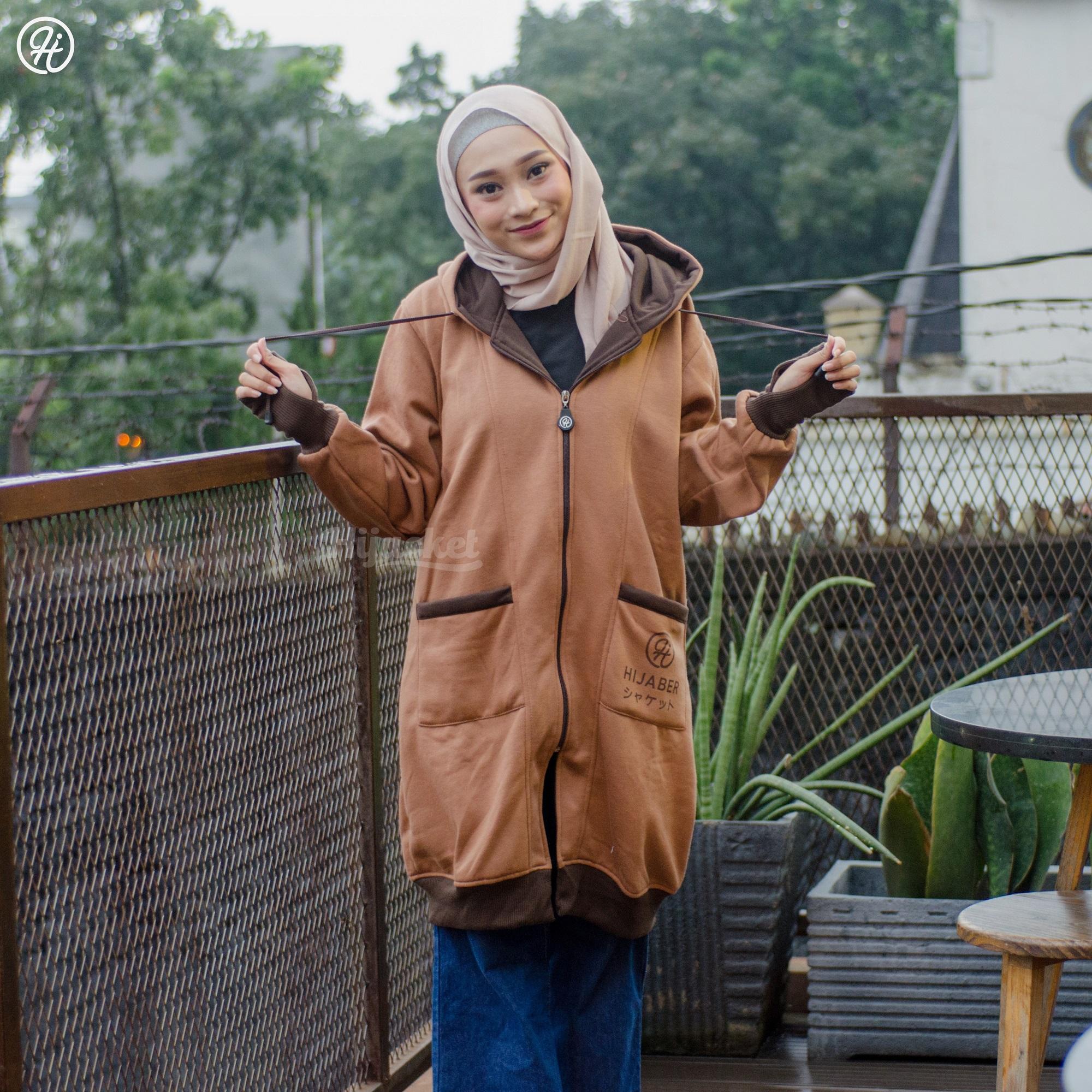 Jaket Sporty Japan Style Hijacket Brown Yukata