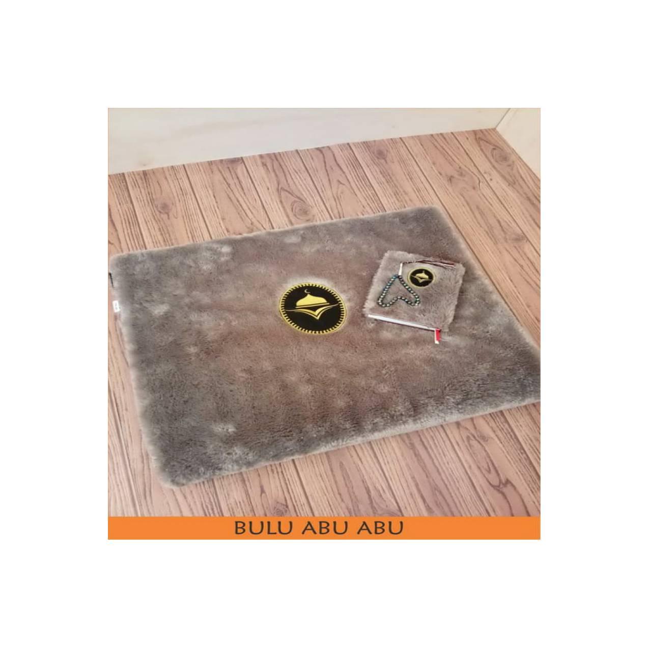 SAJADAH BULU/SAJADAH RASFUR DAN ALQURAN NON TERJEMAHAN FREE TASBIH