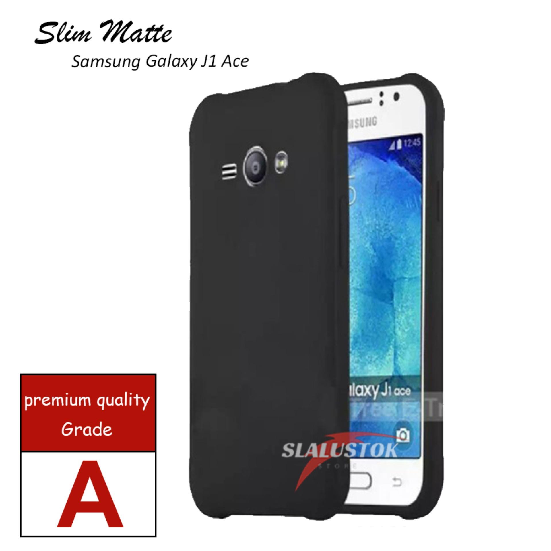 Case Slim Black Matte For Samsung Galaxy J1 Ace Baby Skin Softcase silikon Ultra Slim