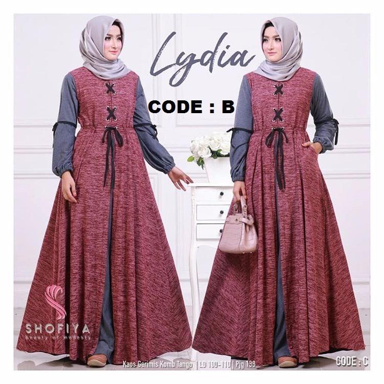 GAMIS REMAJA HANY 2IN1 // BAJU REMAJA/BAJU TERBARU/KATUN JEPANG/COUPLE IBU/TANAH ABANG/BATIK MURAH (LIDYA CODE A)