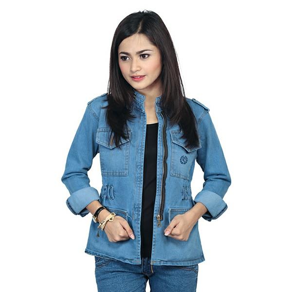 Raindoz Jaket Levis Wanita Biru - RNU 105