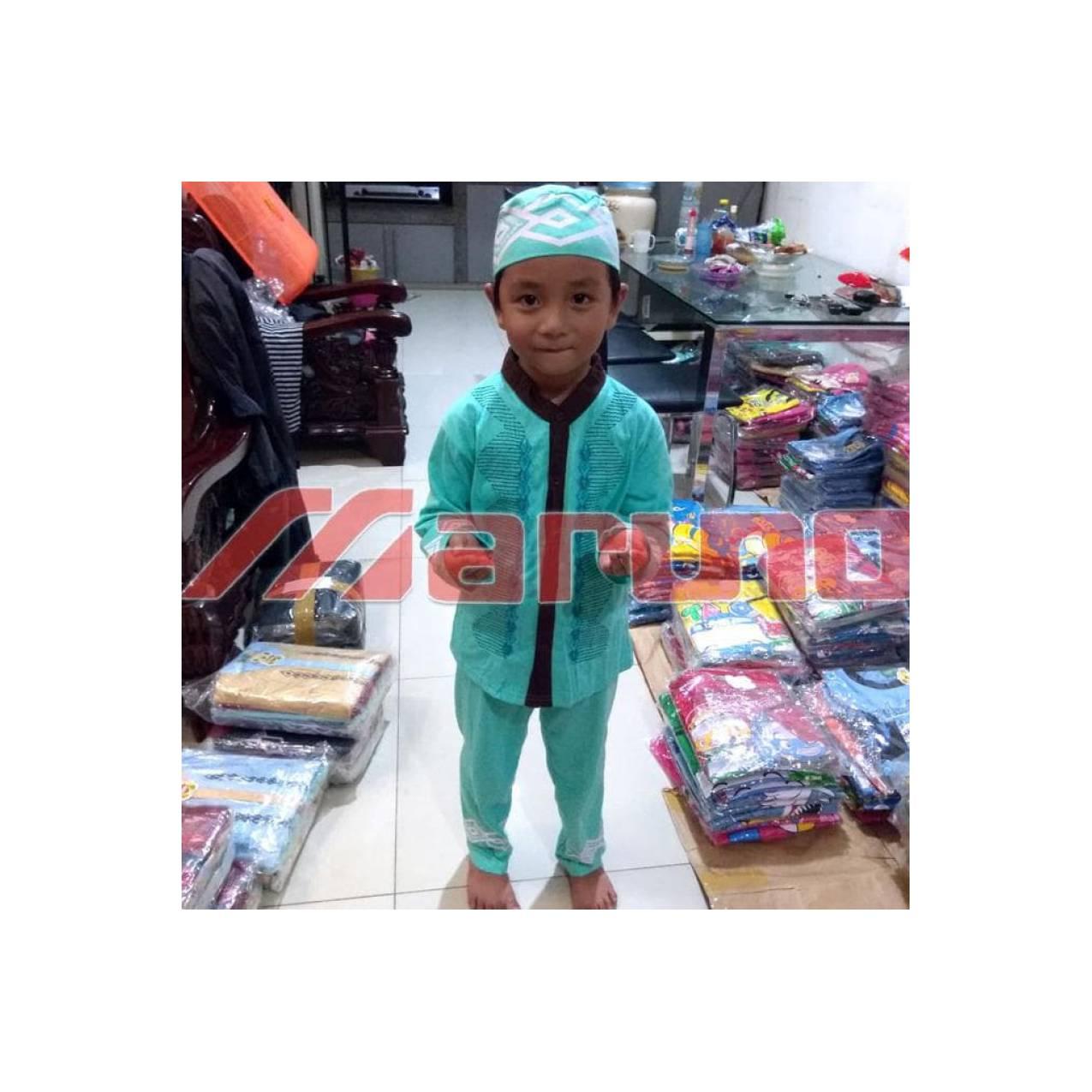 Diskon Gamis Muslim Koko Anak Bordir Maruno 2-4 Tahun Kualitas Bagus