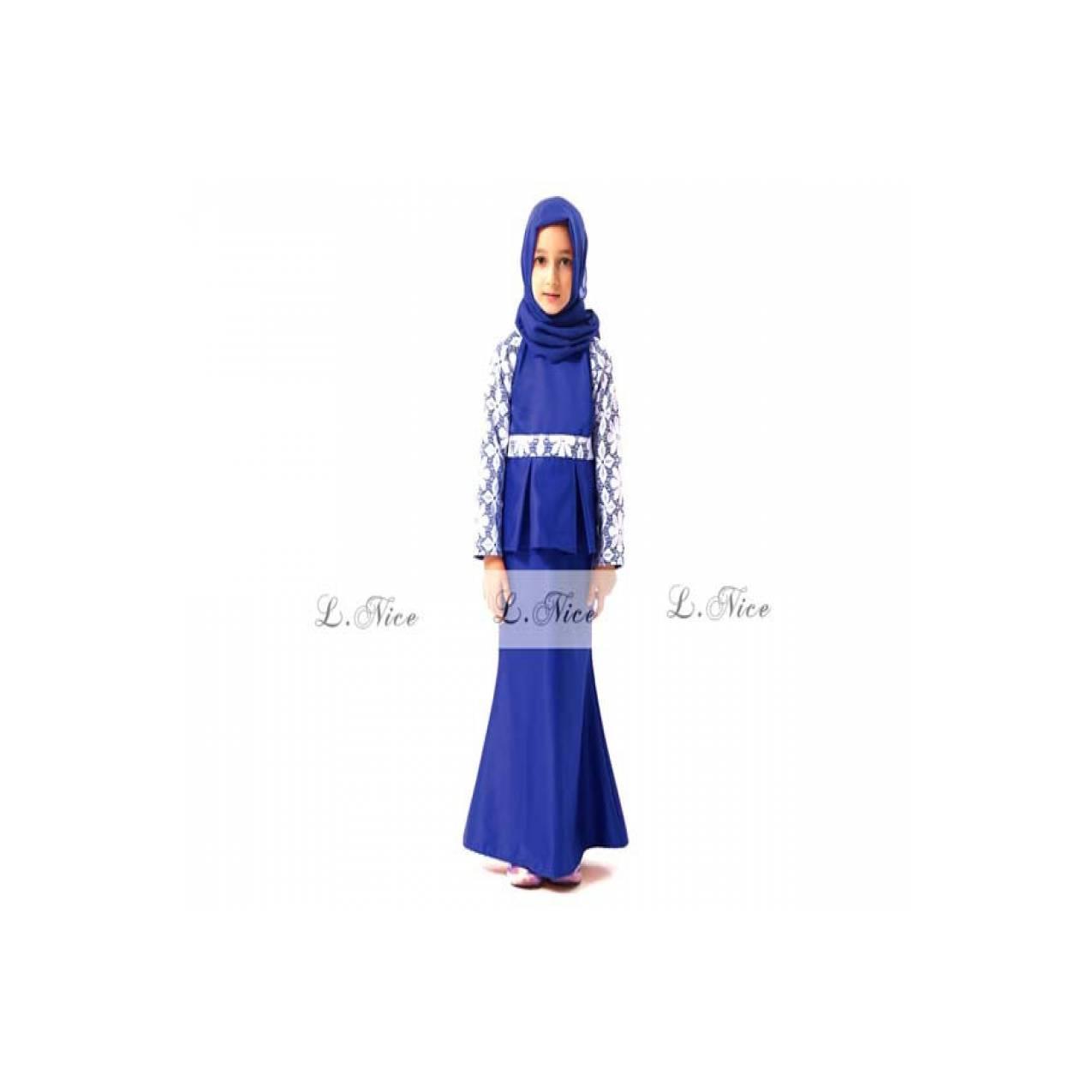 Baju muslim anak mewah dan elegan 7 8 9 10 11 12 TAHUN AGD3251