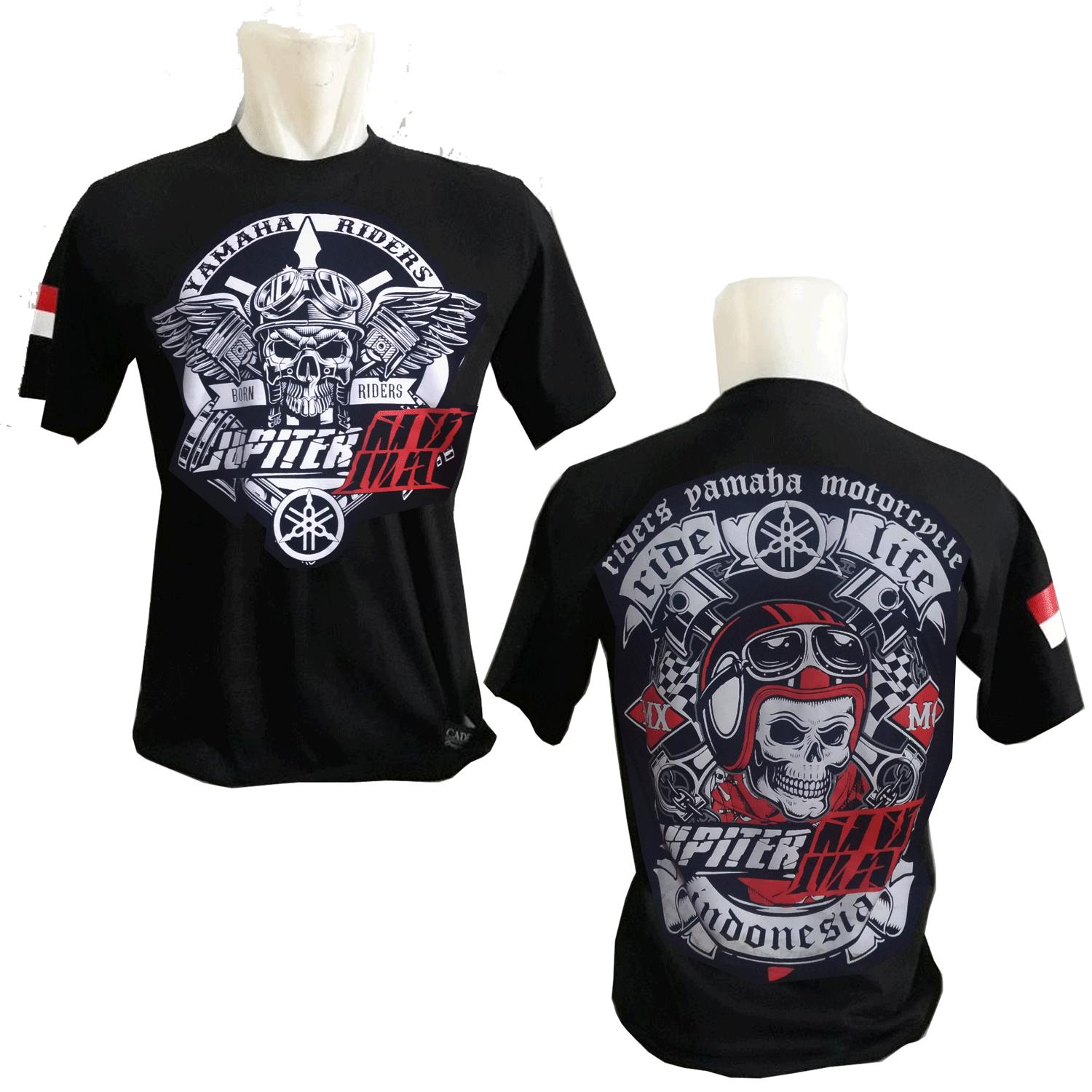 Kaos Jupiter MX Distro Bikers yamaha MX005 BONUS Stiker CADEL Bandung