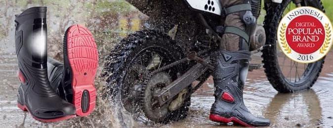 Paling Laris Sepatu Touring Cross Trail Balap Drag Anti Air Ap Boots