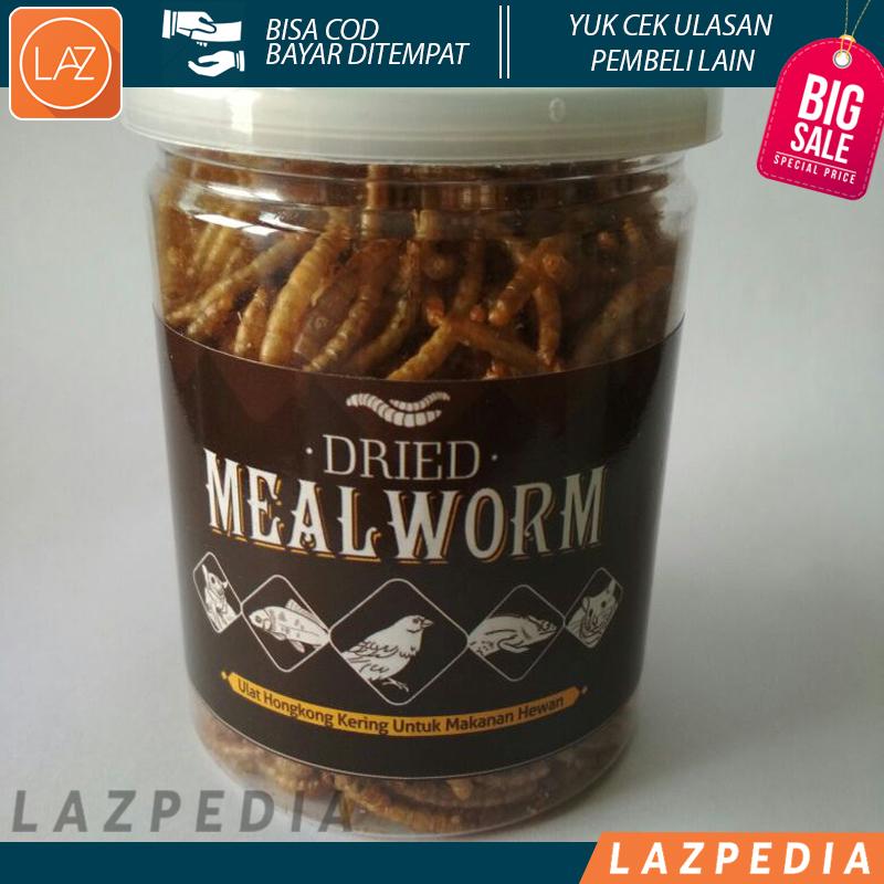 Laz COD - Ulat Hongkong Kering Sugar Glider / Gecko / Burung Makanan Sehat Untuk Hewan Peliharaan Kaya Akan Vitamin - Lazpedia A387