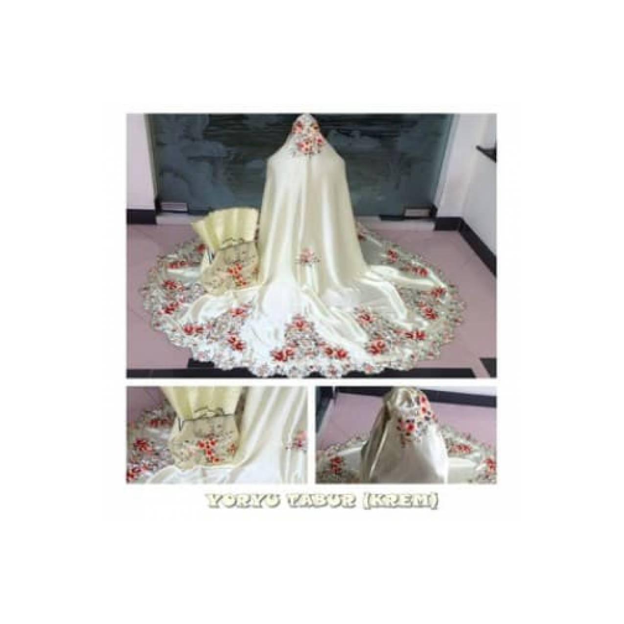 Ria Collection New Mukena Dewasa Satin Yoryu Tabur