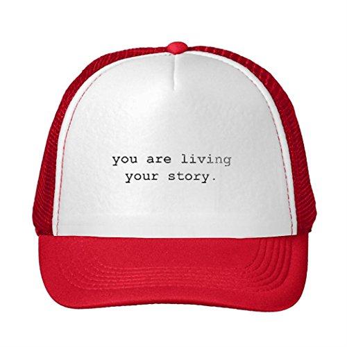 Corey Fantastic Baseball Cap You Are Living Your Story Snapback Trucker Hat