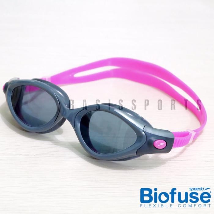 ORIGINAL - KACAMATA RENANG WANITA SPEEDO FUTURA BIOFUSE FEMALE 2 PINK SMOKE