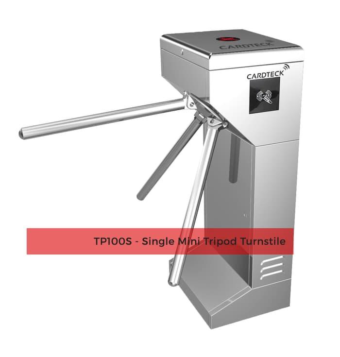 Original Mini Semi Automatic Tripod Turnstile Cardteck CT-TP100S