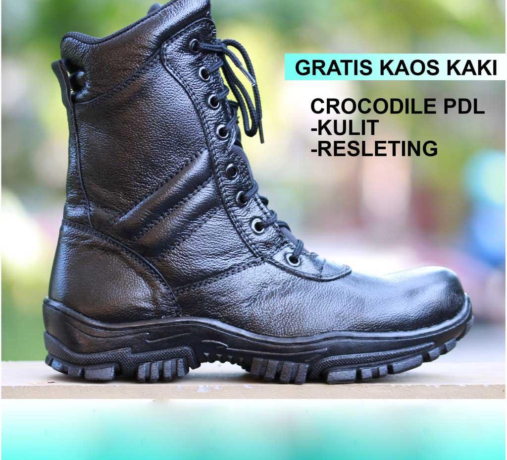 sepatu brodo kulit asli original Sepatu Boots Kulit Pria Original Dr.Becco - Sepatu Boots Pendek-Sepatu Boots Delta Safety High PDL PDH TNI POLRI SECURITY Size 39-44 Kulit Asli Sepatu Bikers / Touring / Tracking / Hiking Kerja Proyek Gunung