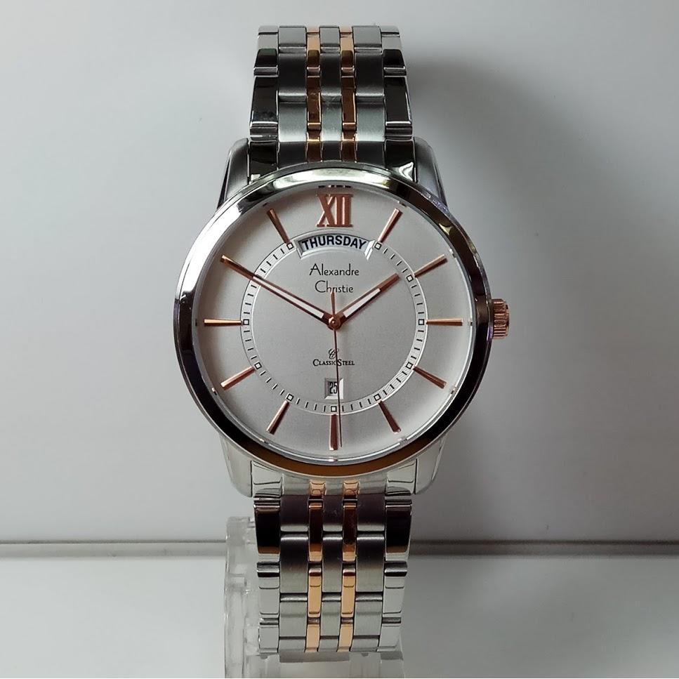 Alexandre Christie Ac6182rb C Jam Tangan Pria Stainless