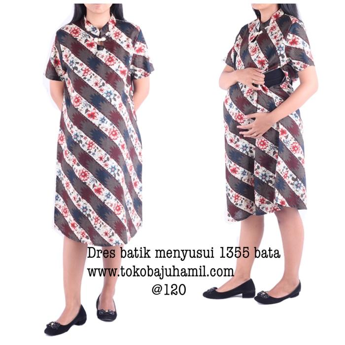dress hamil batik menyusui 1355 bata