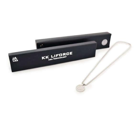 KK Liforce Double Ring Diamond Kalung Kesehatan