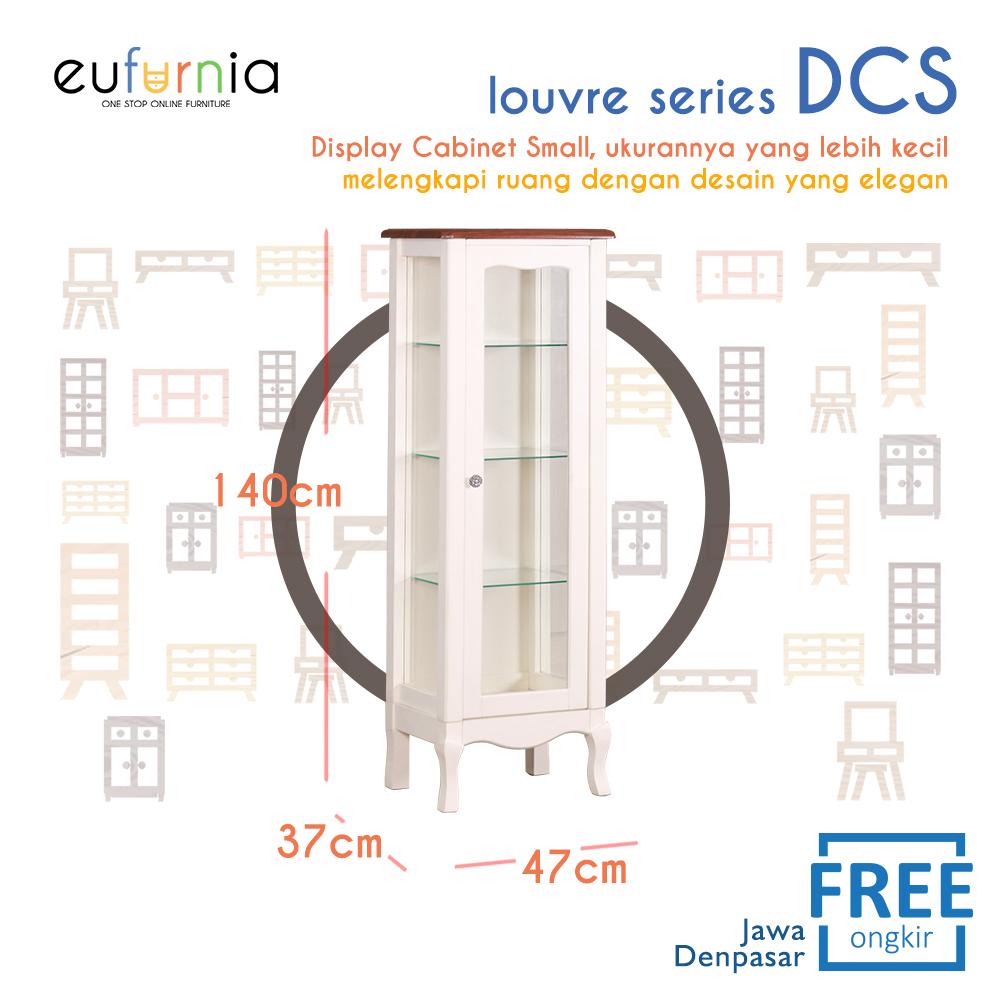 Eufurnia Olympic Louvre Series Display Cabinet Small Rak Pajang Kaca Kecil European Style - DCS 0871133