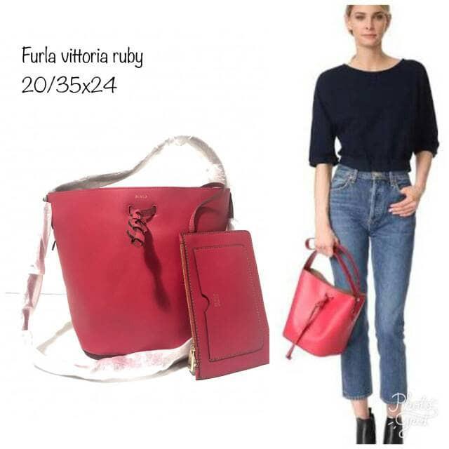 Jual Tas Furla Vittoria Ruby Original