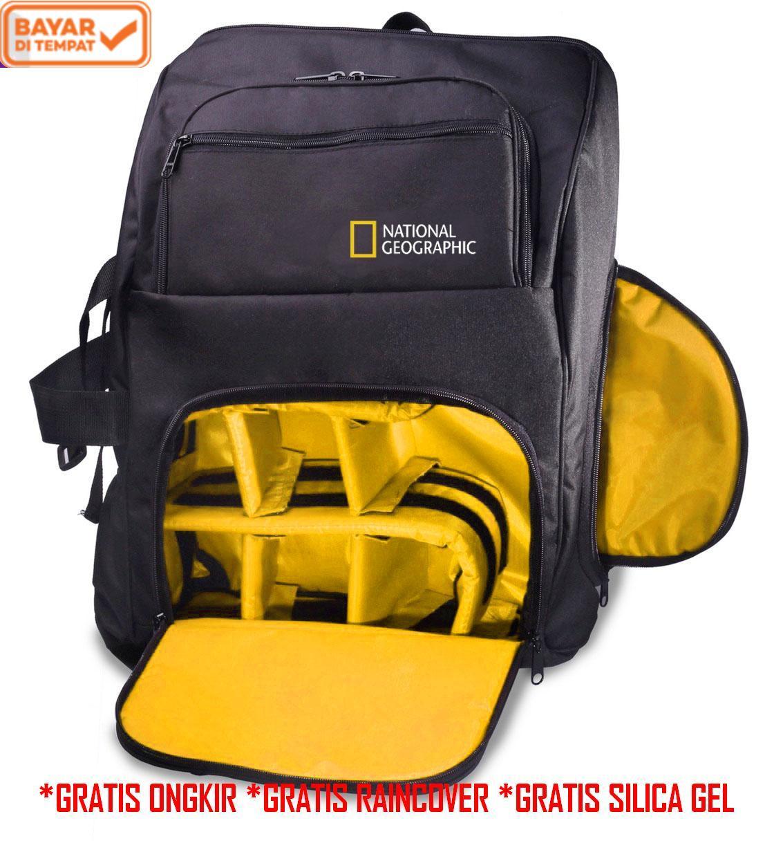 National Geographic Tas Kamera DSLR Mirrorless Ransel Natgeo Gratis Jas Hujan Kode G
