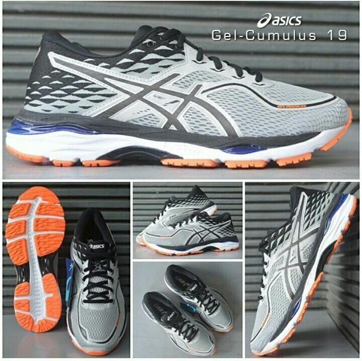 Asics Gel Cumulus 19 Original GL Grey White Vic Blue