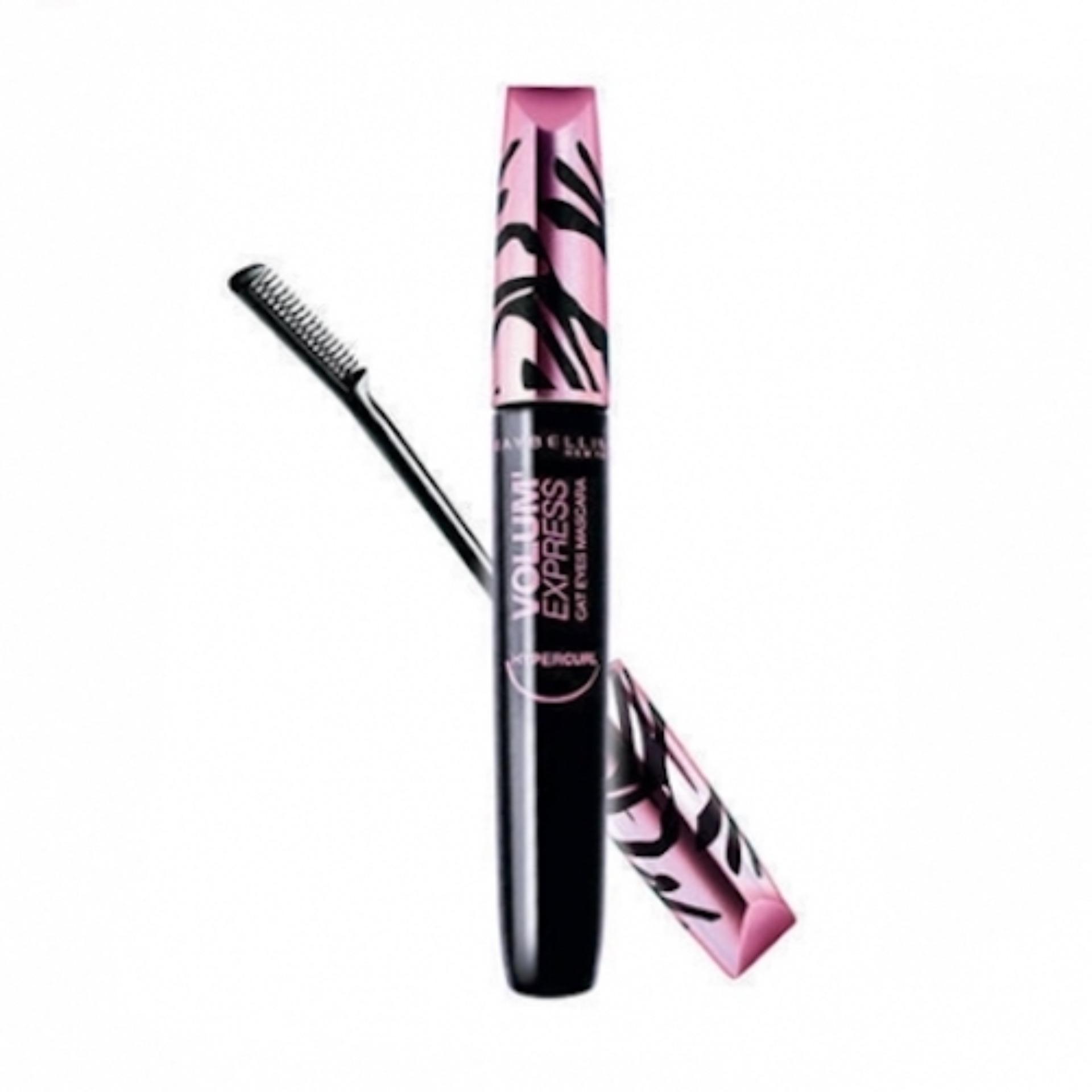 Maybelline Volum' Express Hypercurl  Cats Eyes Waterproof Mascara - Hitam