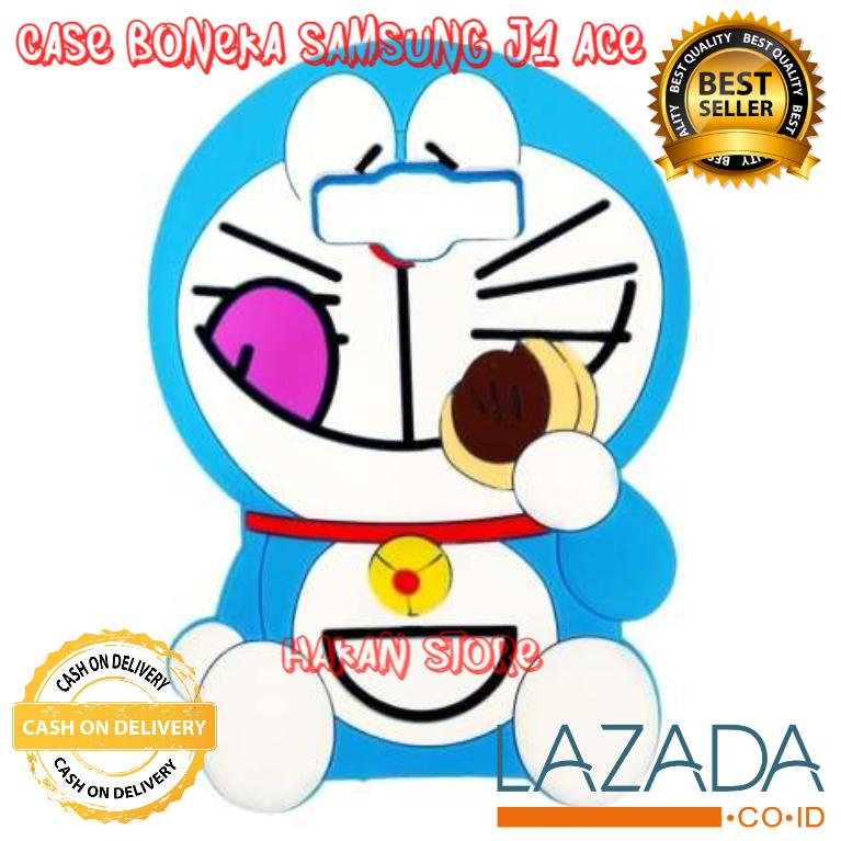 Softcase 3D Case // Casing // Silikon For SAMSUNG GALAXY J1 ACE Boneka Timbul 4D Karakter Doraemon