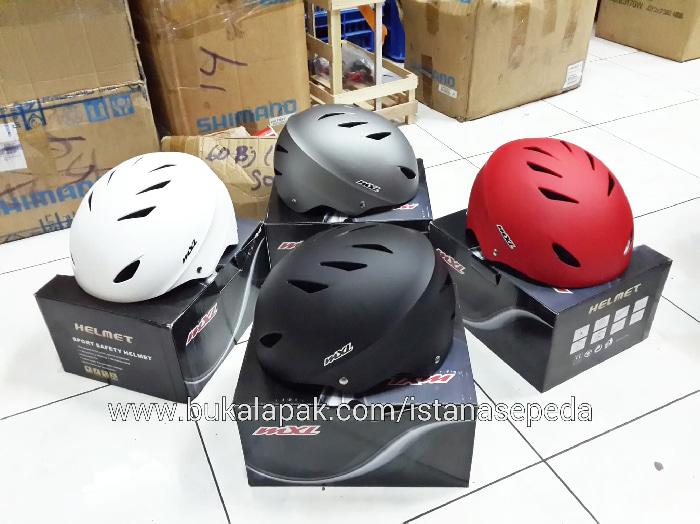 NEW HELM SEPEDA BMX SKATE DJ MEXEL MXL SK12 MODEL BATOK HITAM DOF