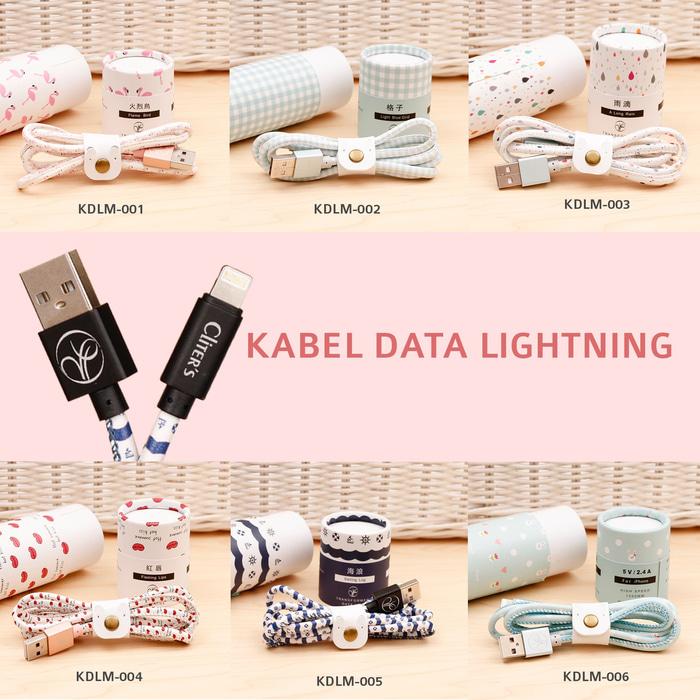 iPhone Lightning - Kabel Data Korea Motif/ Kabel Charger Corak