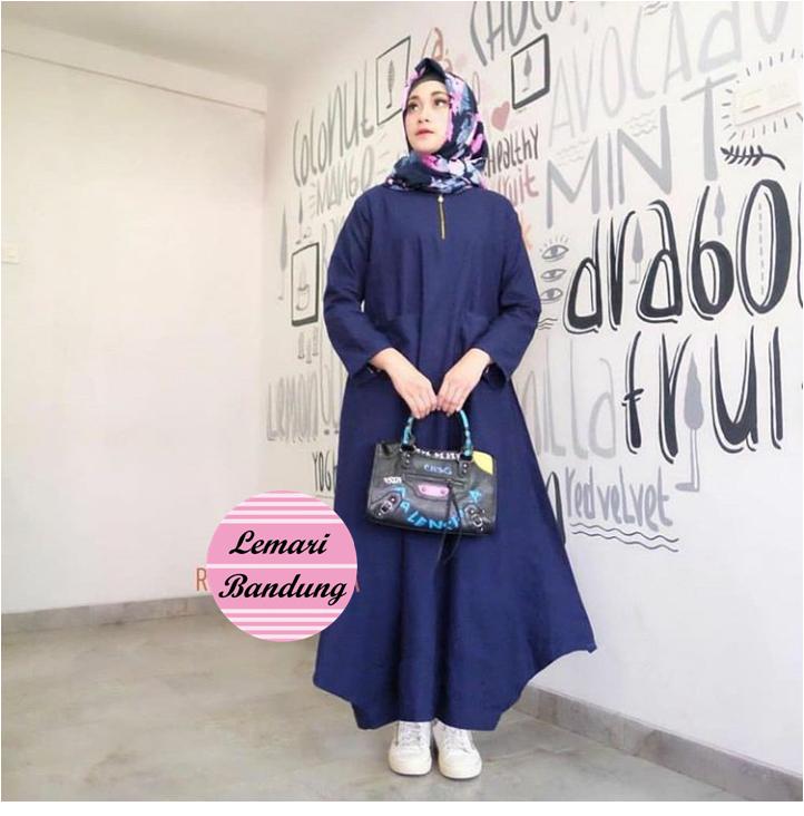 Lemari Bandung - Gamis wanita muslim Syakella Abaya