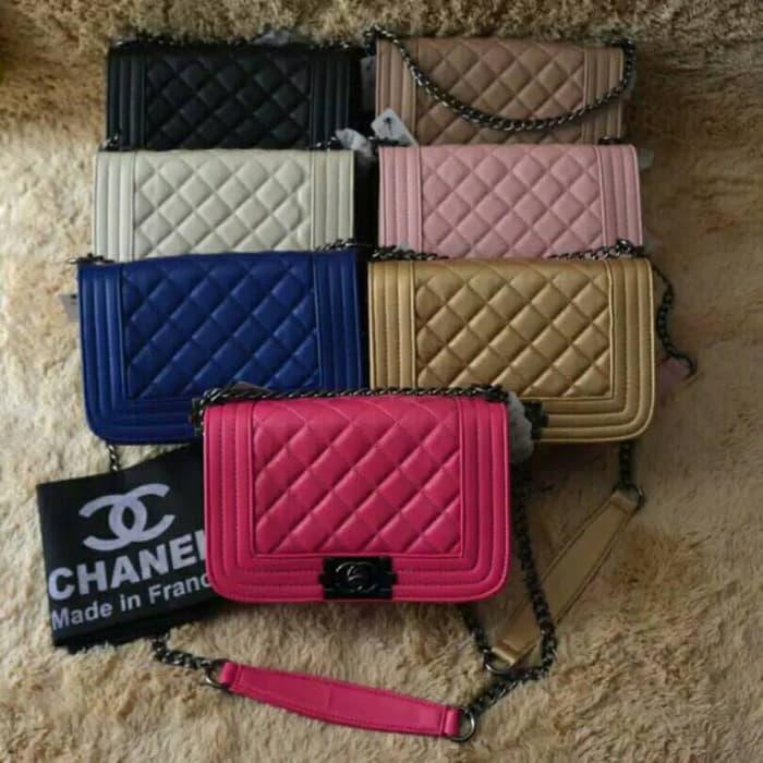 Tas Fashion Impor Furla Full Rantai Tali Metropolis Kecil Mini Premium
