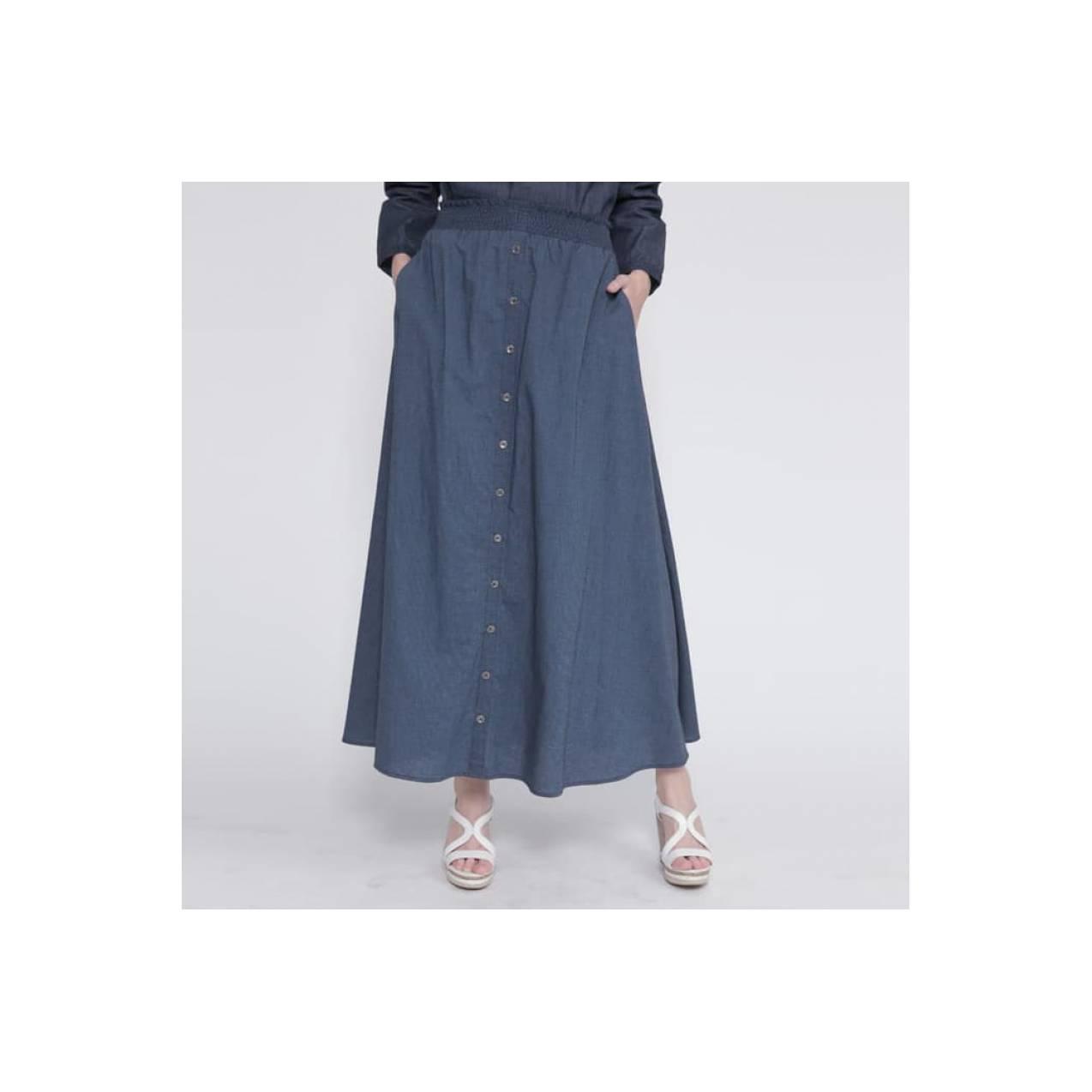 New Arrival Celana Rok Wanita Muslimah - Neva Skirt - Navy, S Zoya