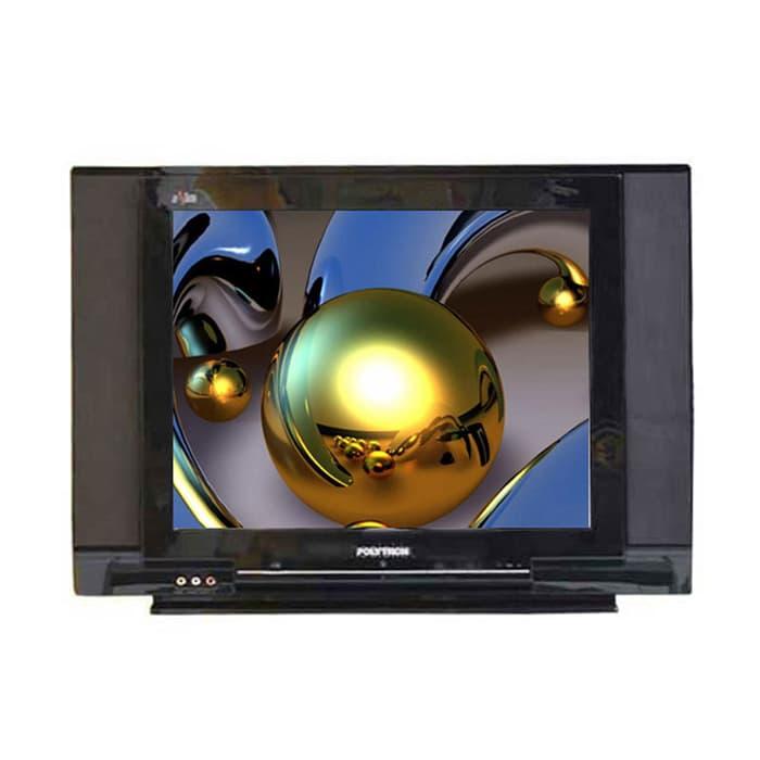 Sedang Diskon!! Polytron Ps14U03 Uslim Crt Tv 14 Inch Tabung Layar Datar - Flat Glossy - ready stock
