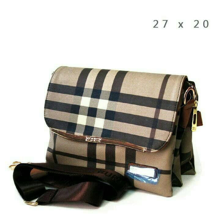 Promo Terbaru! Indoshopi TAS BURBERRY CLUTCH BEHEL SELEMPANG 3RUANG Low Price!