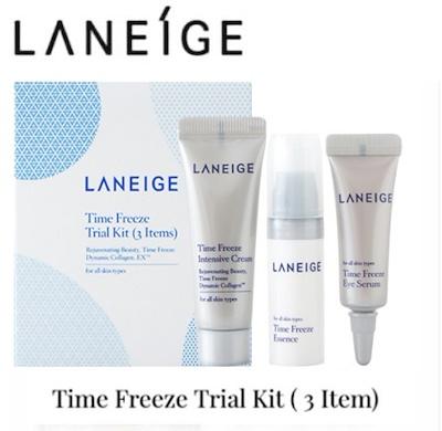 Laneige Time Freeze Trial Kit Original 3 Items
